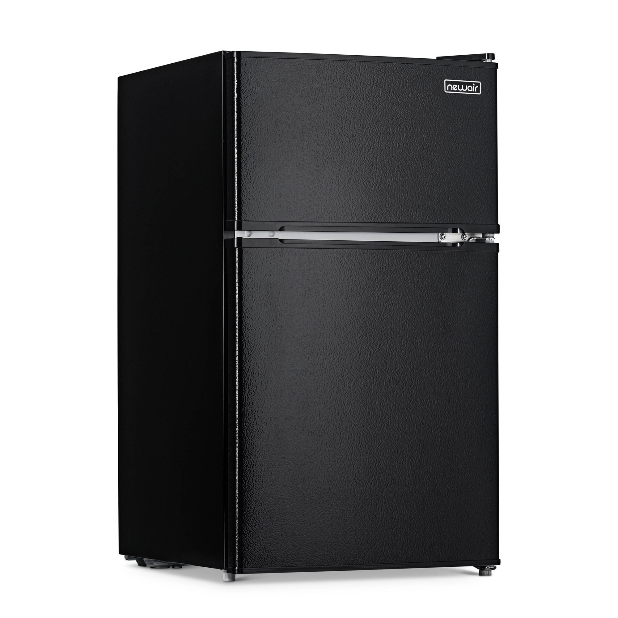 Newair Mini Fridge, Freezer and Can Dispenser, Height 32.95 in, Width 18.5 in, Color Family Black, Model# NRF031BK00